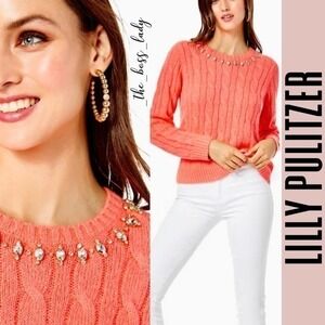 Lilly Pulitzer cable sweater